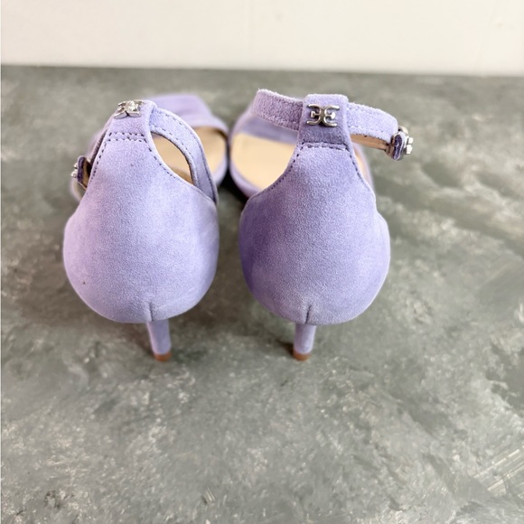 Sam Edelman peonie kitten heel sandal size 5 women’s lavender lilac purple - Picture 6 of 7